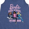 Girls' - Barbie - High School Dolls Graphic Sleeveless Aline Dress - 2 of 4