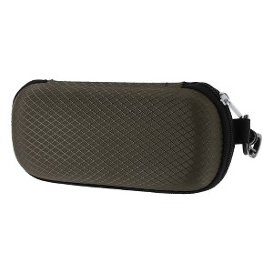 Unique Bargains Grid Style Eyeglasses Case 6.29"x2.76"x1.77" - 1 of 4