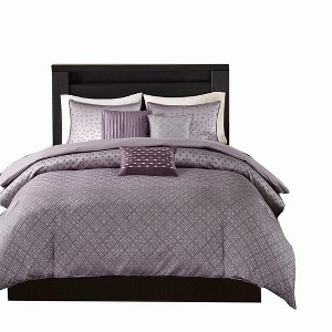 Gracie Mills Pasquale Ombre Jacquard Duvet Cover Set - 1 of 3