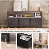 55 Inch TV Stand for Living Room, 3-Drawer Entertainment Center with Open Shelf, Modern Television Table Center Media Console with Storage Solutions - 3 of 4