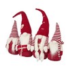 Mlmh & Kngwa Set Of 4 Fabric Red Gnomes Families Decor - 3 of 4