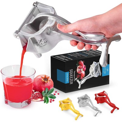 Pomegranate Manual Juicer - Heavy Duty Juice Press Squeezer with Detachable Lever & Removable Strainer