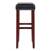 WestinTrends 29" Upholstered Saddle Seat Counter Stool - 4 of 4