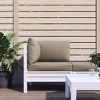 vidaXL 3 pcs Taupe Pallet Cushions - 100% Oxford Fabric - Lightweight - Comfortable - Durable with 23.6” Dimension for Outdoor Spaces - 2 of 4