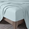 Dreamguard 4pc King 1200 Thread Count Hypoallergenic Moisture-Wicking Sheet Set Aqua - 4 of 4