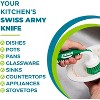 Libman Curved Kitchen Brush Set - Multifunctional Cleaning Scrub Brushes for Dishes, Pots, Pans, Glasses - Dish Washing for Tough Scrubbing - 3 Pack - 2 of 4