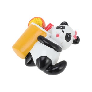 Unique Bargains Decorative Magnets Magnetic Fridge Sticker Irregular Shape Resin Black White Red 1 Pc - 1 of 3