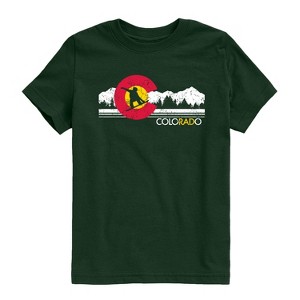 Boys' - Instant Message - Colorado Flag Snowboarder Short Sleeve Graphic T-Shirt - 1 of 4