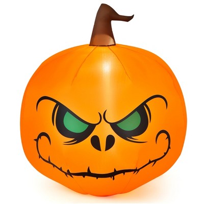 4 ft Orange Inflatable Halloween Pumpkin with LED Light