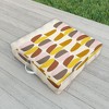 June Journal Abstract Leaves Outdoor Floor Cushion - Deny Designs - 2 of 2