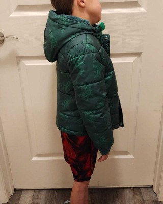 Boys' Puffer Jacket - All In Motion™ Green S