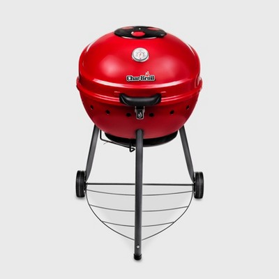 Char-Broil TRU-Infrared Kettleman Charcoal Grill 17302067 - Red