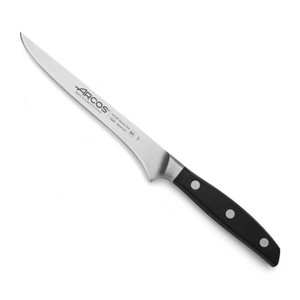 Arcos Manhattan Boning Knife Black: 6" Stainless Steel Blade, Forged Construction, POM Handle, Hand Wash, 10-Year Warranty - 1 of 2