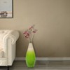 Uniquewise Contemporary Bamboo Tall Floor Vase Tear Drop Design for Dining Living Room Entryway Decoration Fill with Dried Branches or Flowers, Green - 3 of 4