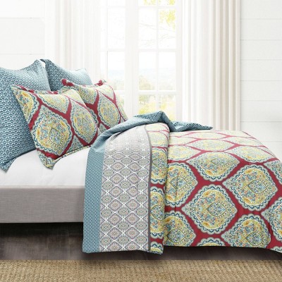 Harley Damask Comforter Set - Lush Décor