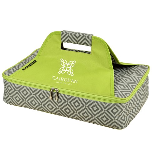 Picnic At Ascot Insulated Casserole Carrier To Keep Food Hot Or Cold -  Trellis Green : Target