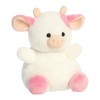 Aurora Small Party Sized Belle Strawberry Cow Palm Pals Adorable Stuffed Animal Pink 8" - 2 of 4