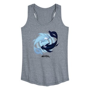 Women's - Avatar: The Last Airbender - Moon and Ocean Spirit Koi Graphic Racerback Tank - 1 of 4