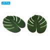 Unique Bargains Durable Lifelike Appearance Artificial Green Palm Leaves - 3 of 4