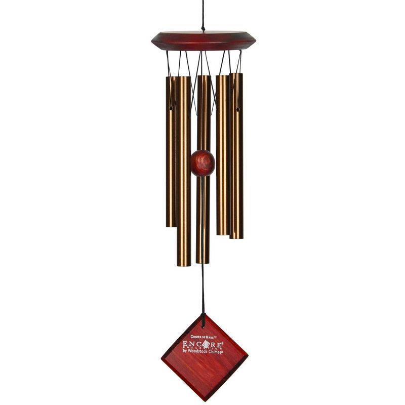 Woodstock Windchimes Chimes of Mars Verdigris, Wind Chimes For Outside, Wind Chimes For Garden, Patio, and Outdoor Décor, 17"L, 3 of 8