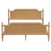 Merax Rustic & Retro Traditional Rattan Bed Frame with Pine Wood Structure - 2 of 4