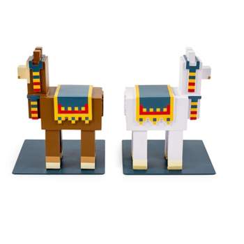 Ukonic Minecraft 6-Inch Llama Bookends | Set of 2