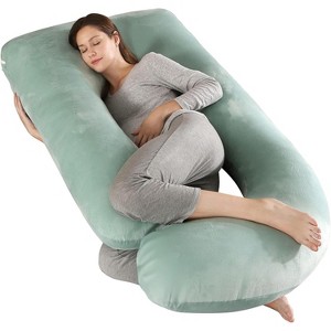 LISM Pregnancy Pillows for Sleeping,Full Body Maternity Pillow with Removable - 1 of 4