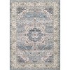 Acekool Vintage Floral Rug - Washable 6x9 Boho Carpet with Non-Slip Back - 3 of 4