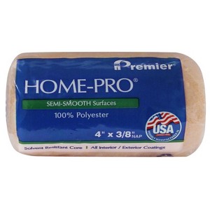 Premier Home-Pro Polyester 4 in. W X 3/8 in. Paint Roller Cover 1 pk (Case of 36) - 1 of 1