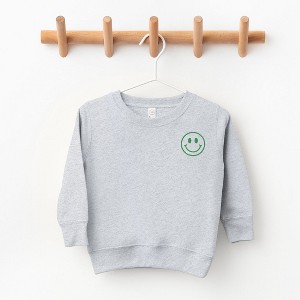 The Juniper Shop Embroidered Smiley Face Outline Youth Ultra-Soft Graphic Sweatshirt - 1 of 3
