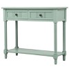 NicBex Console Table Traditional Entryway Table with 2 Drawers and Bottom Shelf Side Table for Living Room, Entryway, Hallway - 3 of 4