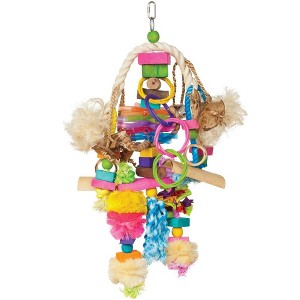 Prevue Pet Products 62376 Bodacious Bites Explosion Bird Toy, Multi-Color, Large - 1 of 2