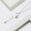 Honeycomb Dangle Pendant Necklace for Women Cz Sterling Silver Ginger Lyne Collection - 2 of 4