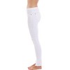 Just Love Denim Wash Ripped Jeggings for Women (White, Large) - 2 of 3