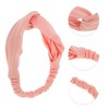 Unique Bargains Women's Simple Solid Elastic Cross Headwrap 1 Pc - 3 of 4