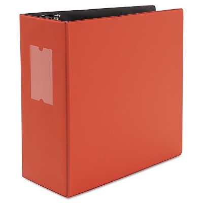 UNIVERSAL D-Ring Binder 5" Capacity 8-1/2 x 11 Red 20716