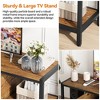 65 Inch TV Cabinet, Farmhouse TV Consoles Up to 75 Inch TV, Wooden TV Stand with Open Storage Shelves for Living Room Bedroom - 4 of 4