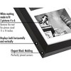 Americanflat Set of 10 Picture Frames with Shatter-Resistant Glass - Gallery Wall Frame Set with Two 8x10 Frames - Signature Collection - Black - image 3 of 4