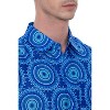 HAPPY BAY Men's Short Sleeve Button Down Shirts for Men - 3 of 4