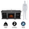 Fresno Electric Fireplace TV Stand by Real Flame - 4 of 4
