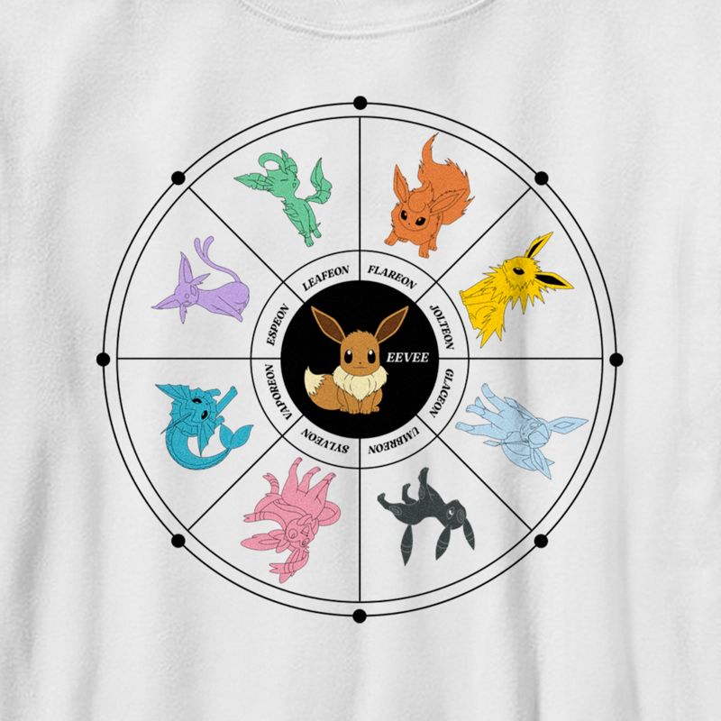 Boy's Pokemon Evolutions Wheel T-Shirt, 2 of 5