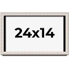 PosterPalooza | Minimalist Shadow Box Silver Picture Frame - UV Acrylic, Backing Board, Hanging Hardware - 2 of 4