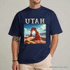 Iconic Delicate Arch Utah State T-Shirt, Arches National Park Landscape Tee and Western Nature Souvenir | OrnamentallyYou - 4 of 4