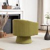 SEYNAR Mid Century Modern Velvet 360 Degree Swivel Accent Chair - 3 of 4