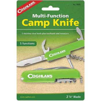 Coghlan's Multi-Function Camp Knife, 5 Functions, Army Camping Swiss Style