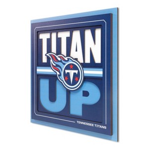 NFL Tennessee Titans Slogan Series Wall Art: MDF Vertical Decorative Garland - 1 of 4
