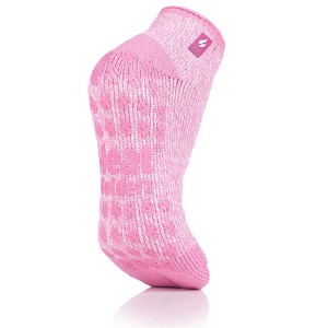 Women's Iris Twist Ankle Slipper Socks - 1 of 4