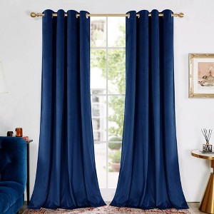 Deconovo Recycled Curtains Blackout Drapes 2 Panels - 1 of 4