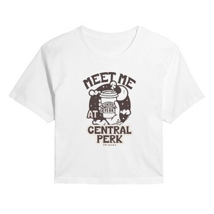 Women's - Friends - Meet At Central Perk Cropped Graphic T-Shirt - 1 of 4