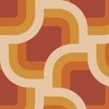 Nicole Miller Retro Geo Clay and Turmeric Peel & Stick Wallpaper - 4 of 4
